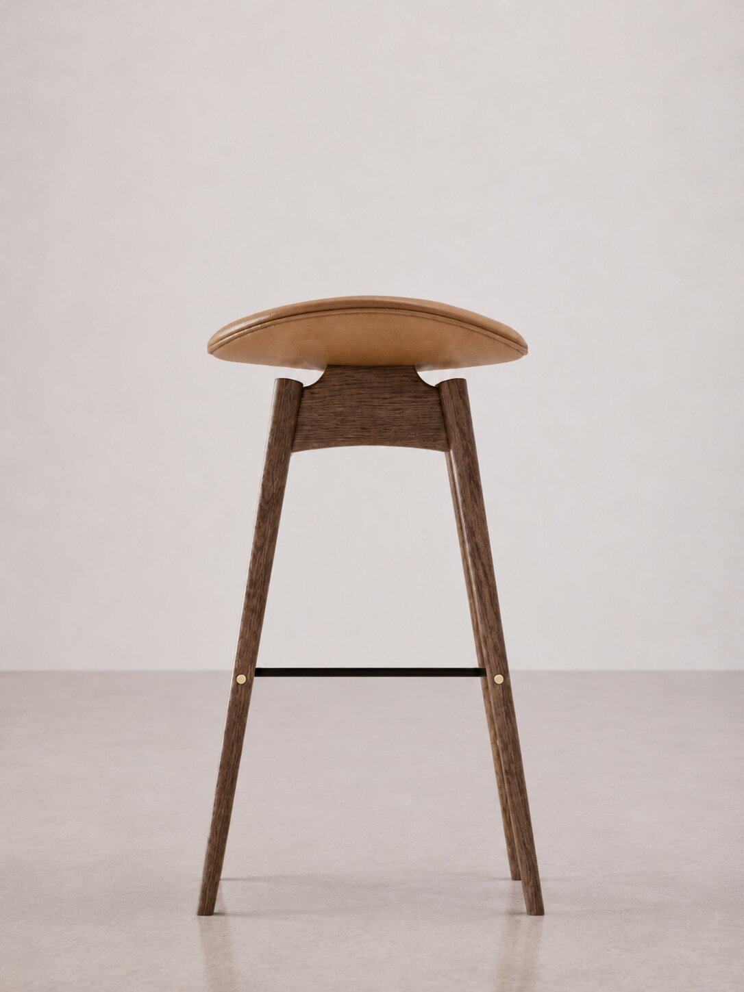 Bar Stool Rusa - Natural Leather