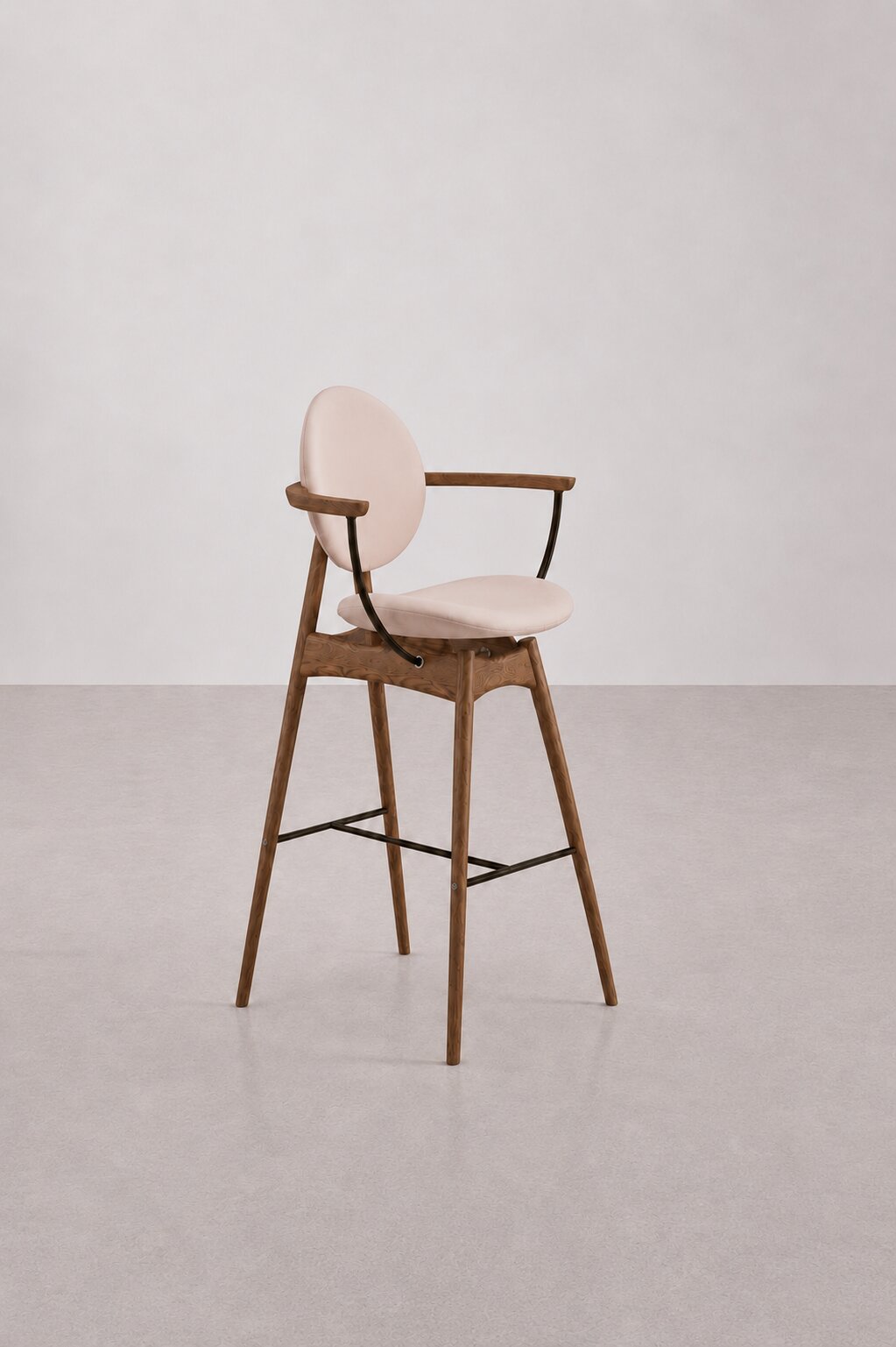 Bar Stool Rusa BA - Natural Leather