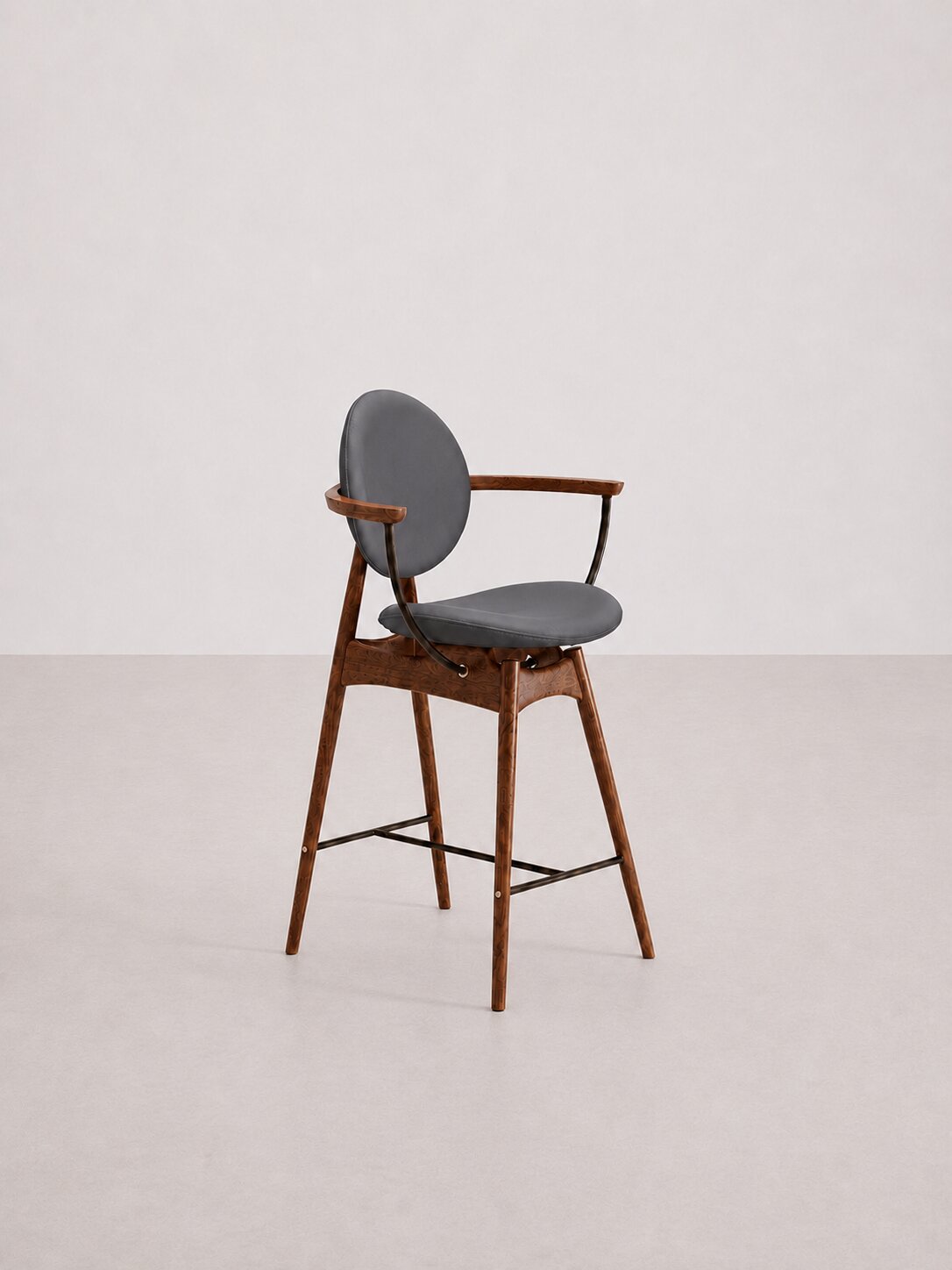 Semi-Bar Stool Rusa BA - Artificial Leather