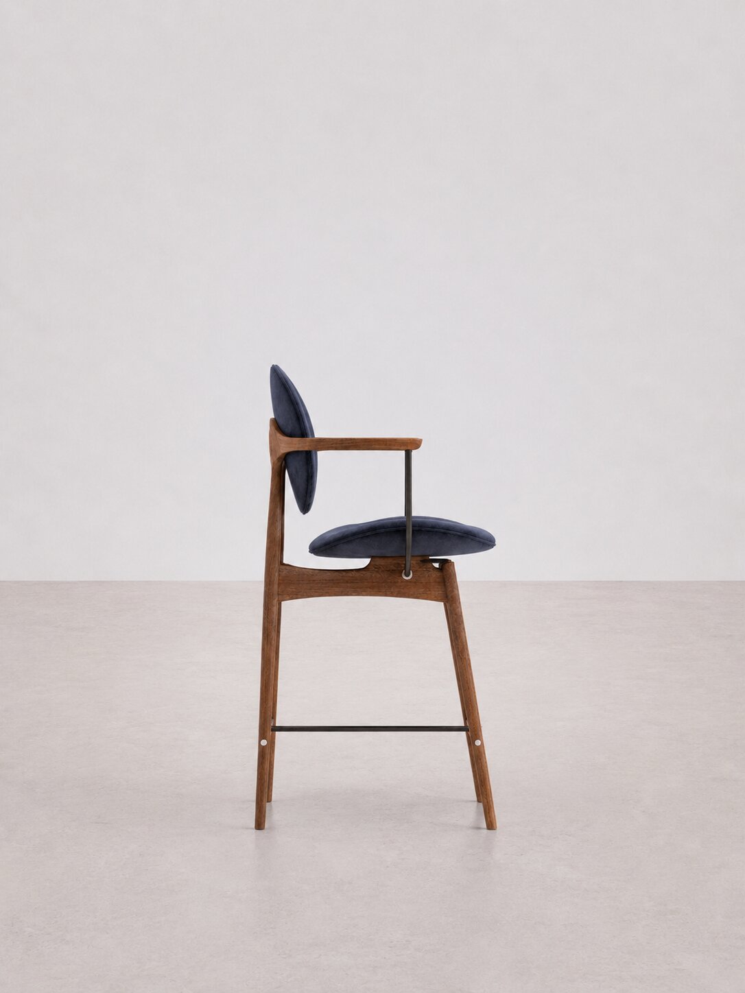 Semi-Bar Stool Rusa BA - Velvet