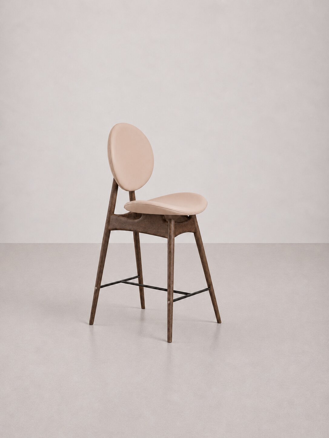 Bar Stool Rusa B - Natural Leather