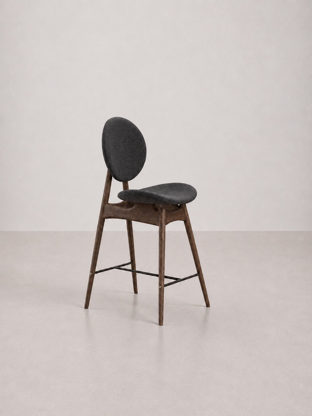 Semi-Bar Stool Rusa B - Velvet