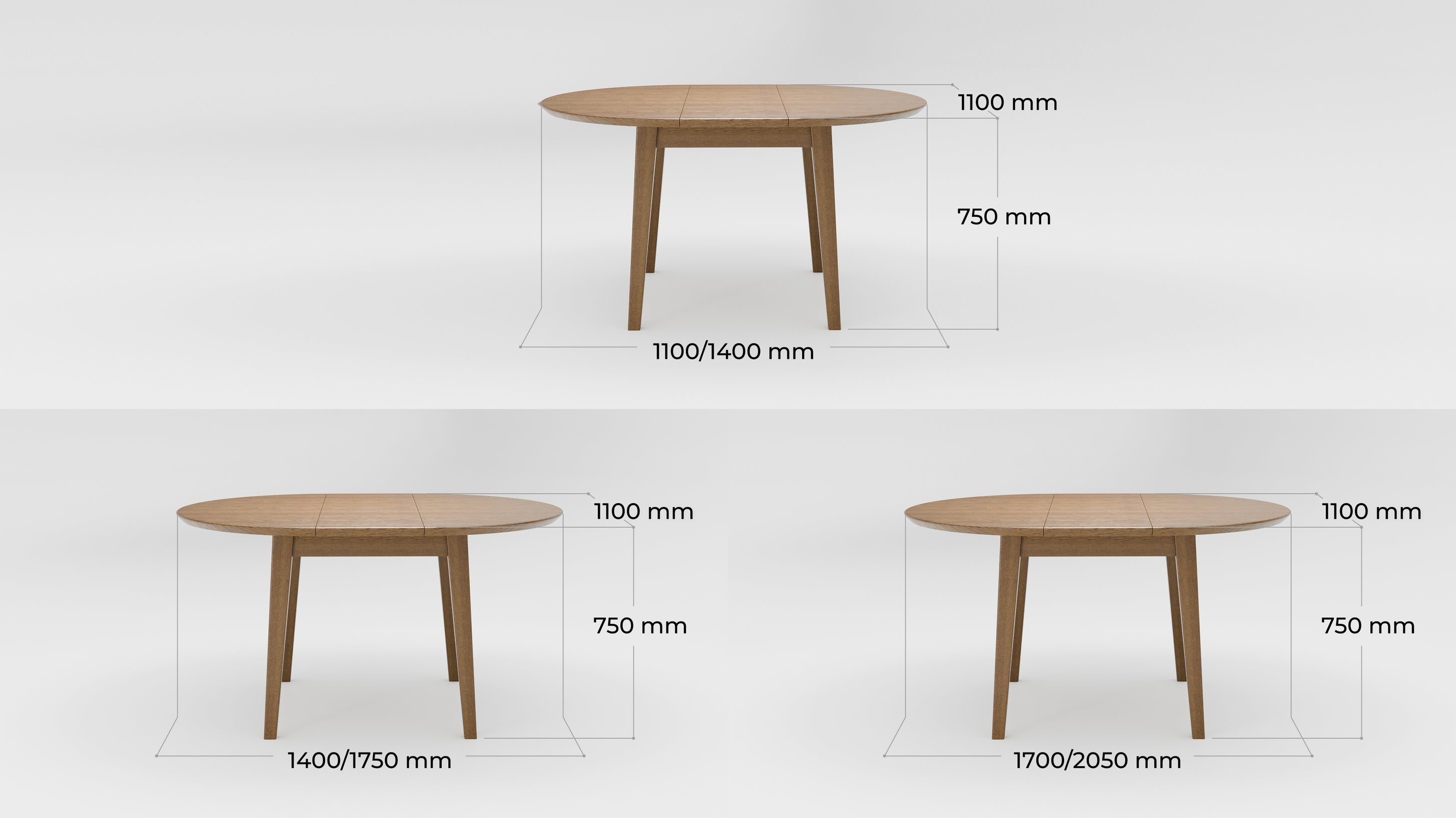 Table Lesa extensible